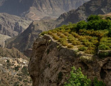 Jebel Akhdar - Zielona Góra w Omanie