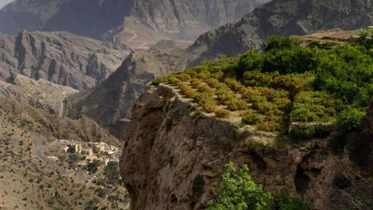 Jebel Akhdar - Zielona Góra w Omanie