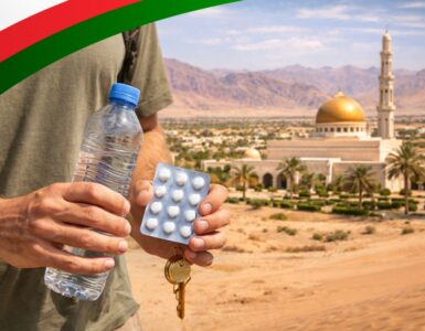 Biegunka podróżnych w Omanie